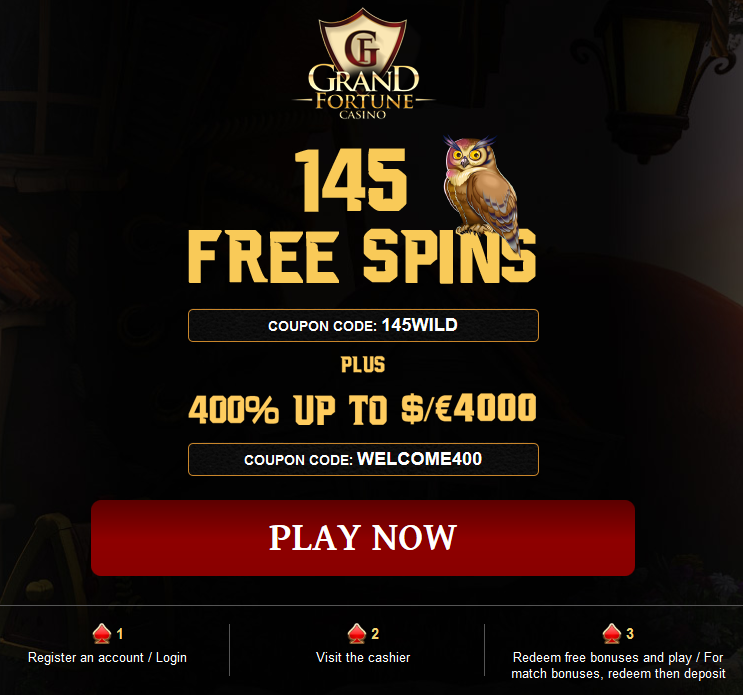 Grand Fortune Casino | 400% Bonus