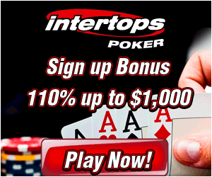 110% Sign up Bonus at IntertopsPoker!